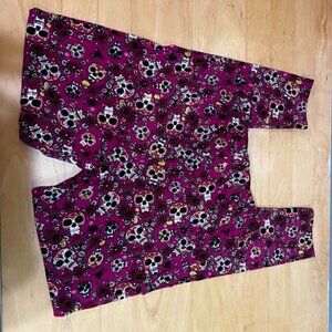 Women's AGNES & DORA Dia De Los Muertos Print Leggings Fits Size 4-10